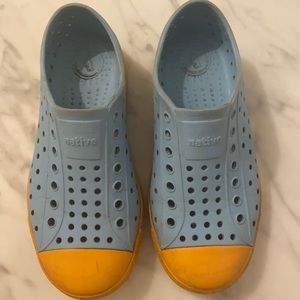 Native Jefferson Blue and Yellow Shoes